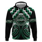 Aotearoa Whakatohea Personalised Hoodie Maori Iwi Poutama Puhoro Tattoo