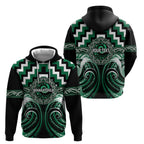 Aotearoa Whakatohea Personalised Hoodie Maori Iwi Poutama Puhoro Tattoo