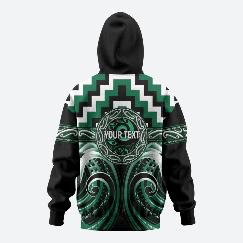 Aotearoa Whakatohea Personalised Hoodie Maori Iwi Poutama Puhoro Tattoo