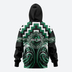 Aotearoa Whakatohea Personalised Hoodie Maori Iwi Poutama Puhoro Tattoo