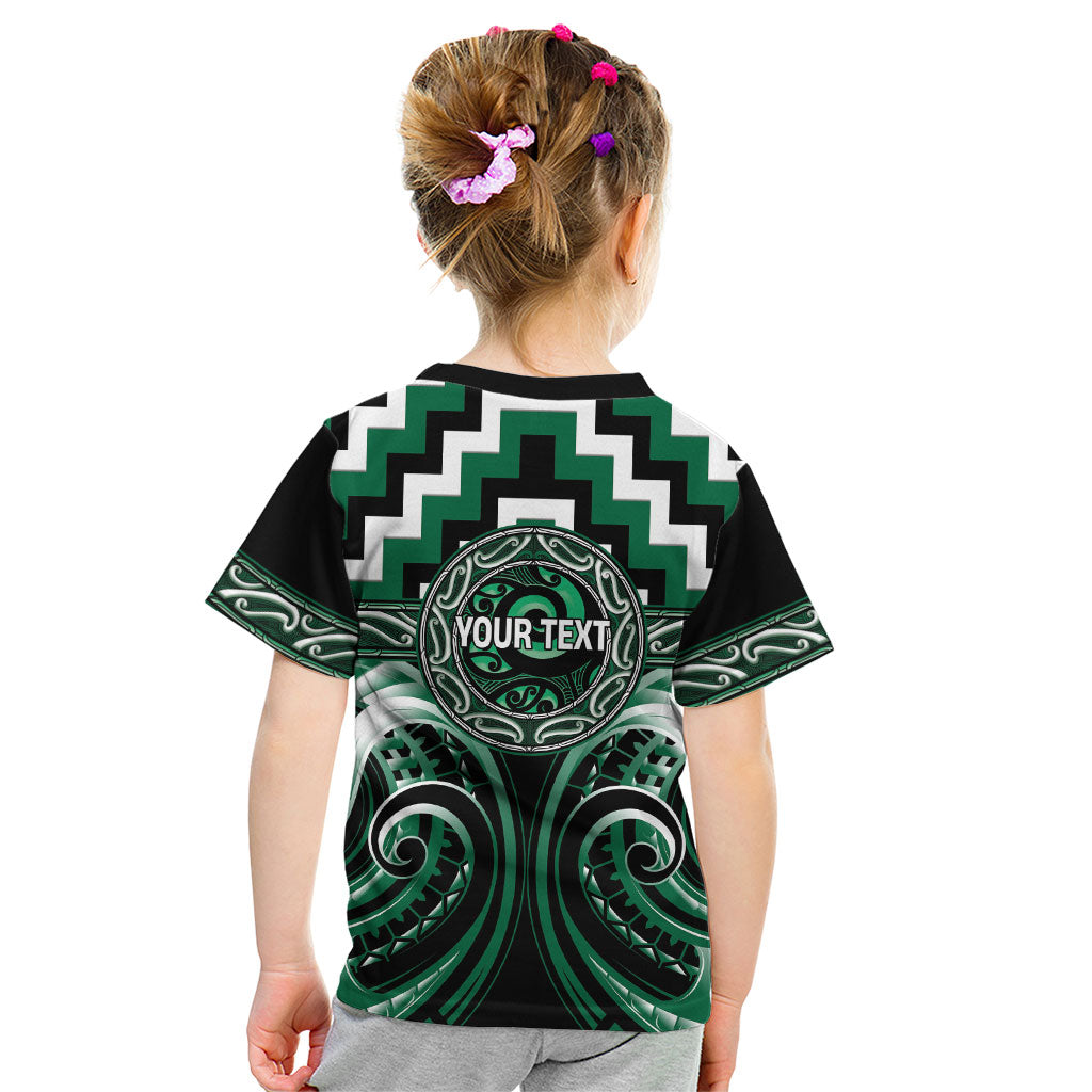 Aotearoa Whakatohea Personalised Kid T Shirt Maori Iwi Poutama Puhoro Tattoo