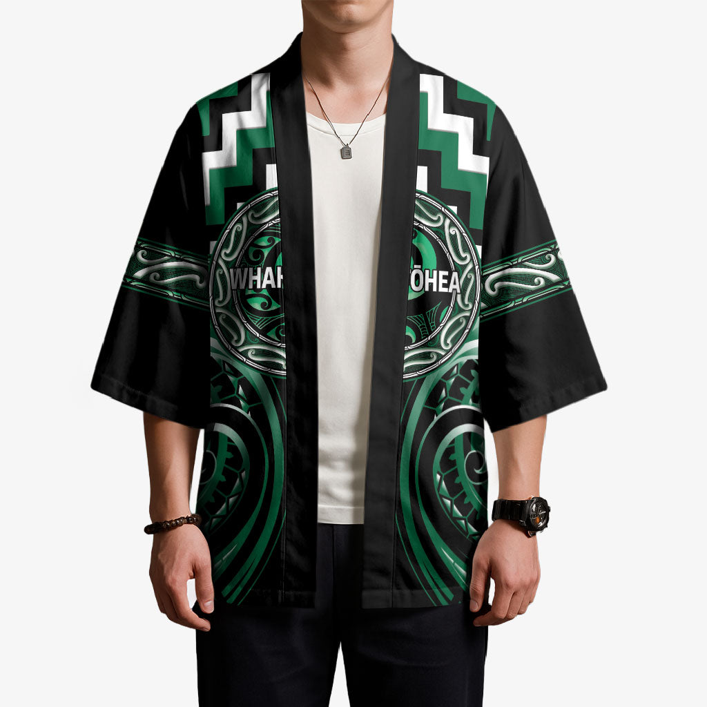 Aotearoa Whakatohea Personalised Kimono Maori Iwi Poutama Puhoro Tattoo