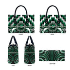 Aotearoa Whakatohea Leather Bag Maori Iwi Poutama Puhoro Tattoo
