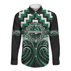 Aotearoa Whakatohea Personalised Long Sleeve Button Shirt Maori Iwi Poutama Puhoro Tattoo