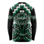 Aotearoa Whakatohea Personalised Long Sleeve Shirt Maori Iwi Poutama Puhoro Tattoo