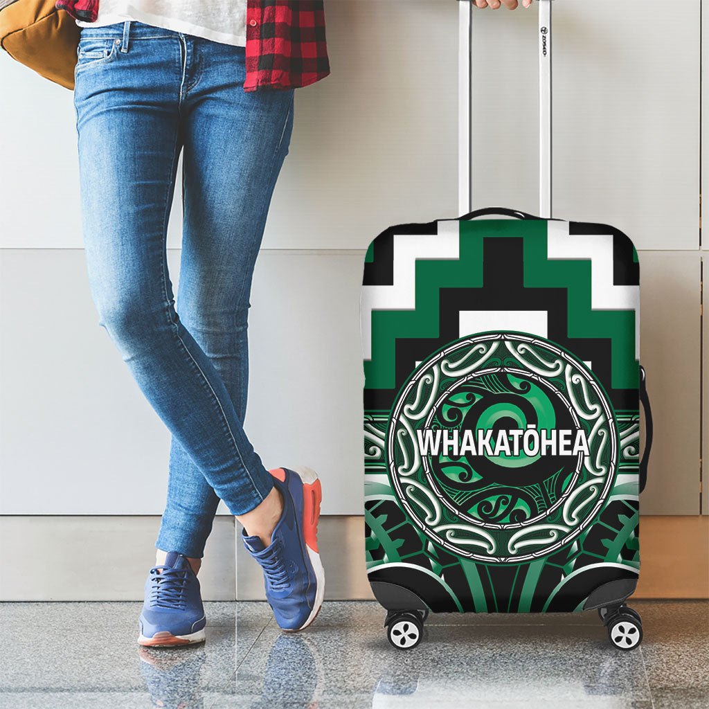 Aotearoa Whakatohea Luggage Cover Maori Iwi Poutama Puhoro Tattoo