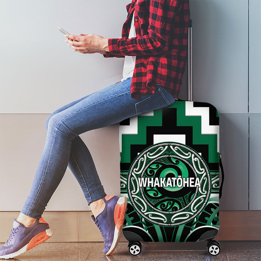 Aotearoa Whakatohea Luggage Cover Maori Iwi Poutama Puhoro Tattoo