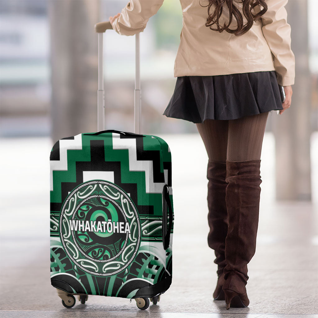 Aotearoa Whakatohea Luggage Cover Maori Iwi Poutama Puhoro Tattoo