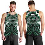 Aotearoa Whakatohea Personalised Men Tank Top Maori Iwi Poutama Puhoro Tattoo