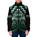Aotearoa Whakatohea Personalised Padded Jacket Maori Iwi Poutama Puhoro Tattoo