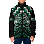 Aotearoa Whakatohea Personalised Padded Jacket Maori Iwi Poutama Puhoro Tattoo