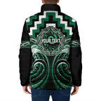 Aotearoa Whakatohea Personalised Padded Jacket Maori Iwi Poutama Puhoro Tattoo