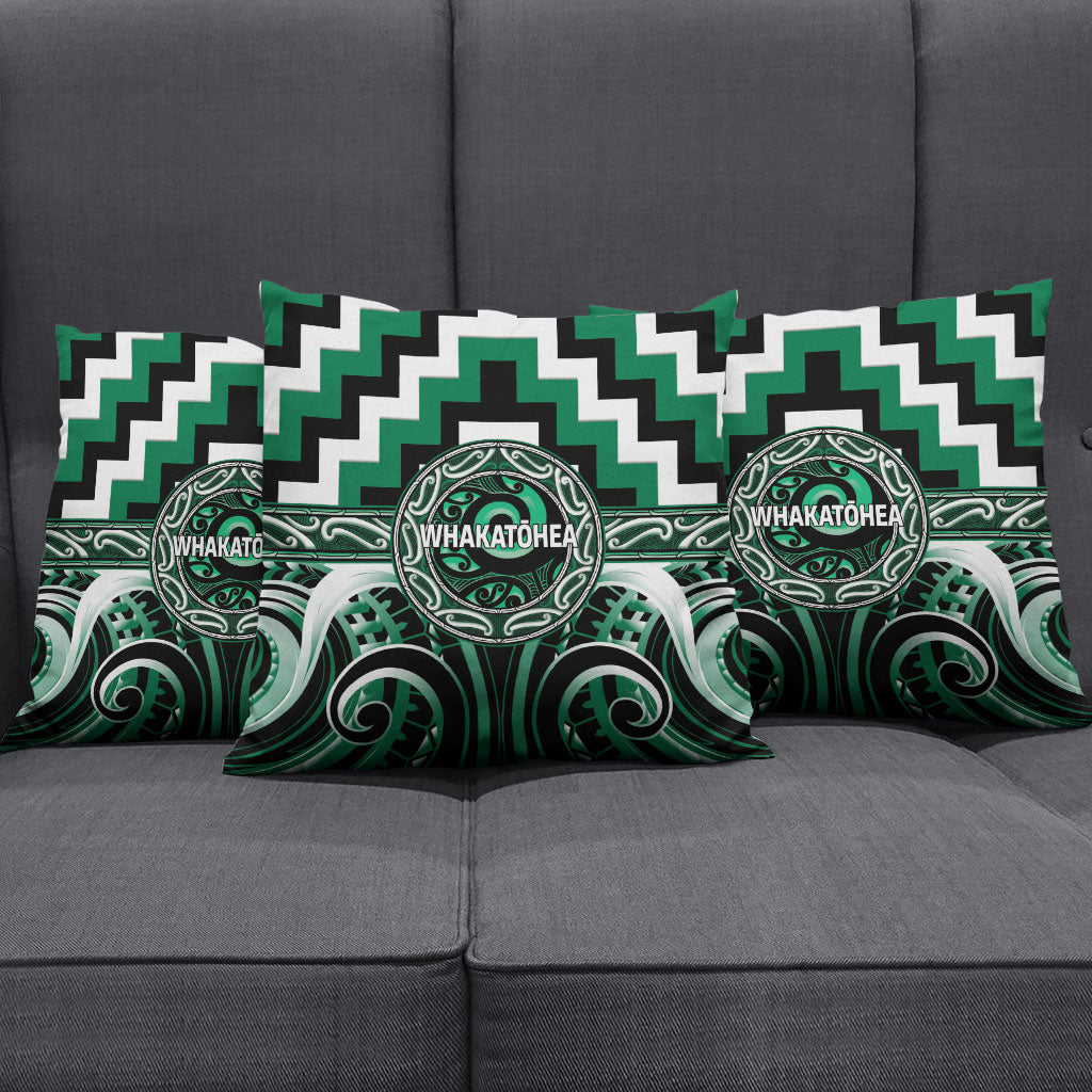 Aotearoa Whakatohea Pillow Cover Maori Iwi Poutama Puhoro Tattoo