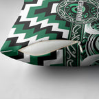 Aotearoa Whakatohea Pillow Cover Maori Iwi Poutama Puhoro Tattoo