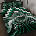Aotearoa Whakatohea Quilt Bed Set Maori Iwi Poutama Puhoro Tattoo