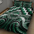 Aotearoa Whakatohea Quilt Bed Set Maori Iwi Poutama Puhoro Tattoo