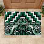 Aotearoa Whakatohea Rubber Doormat Maori Iwi Poutama Puhoro Tattoo