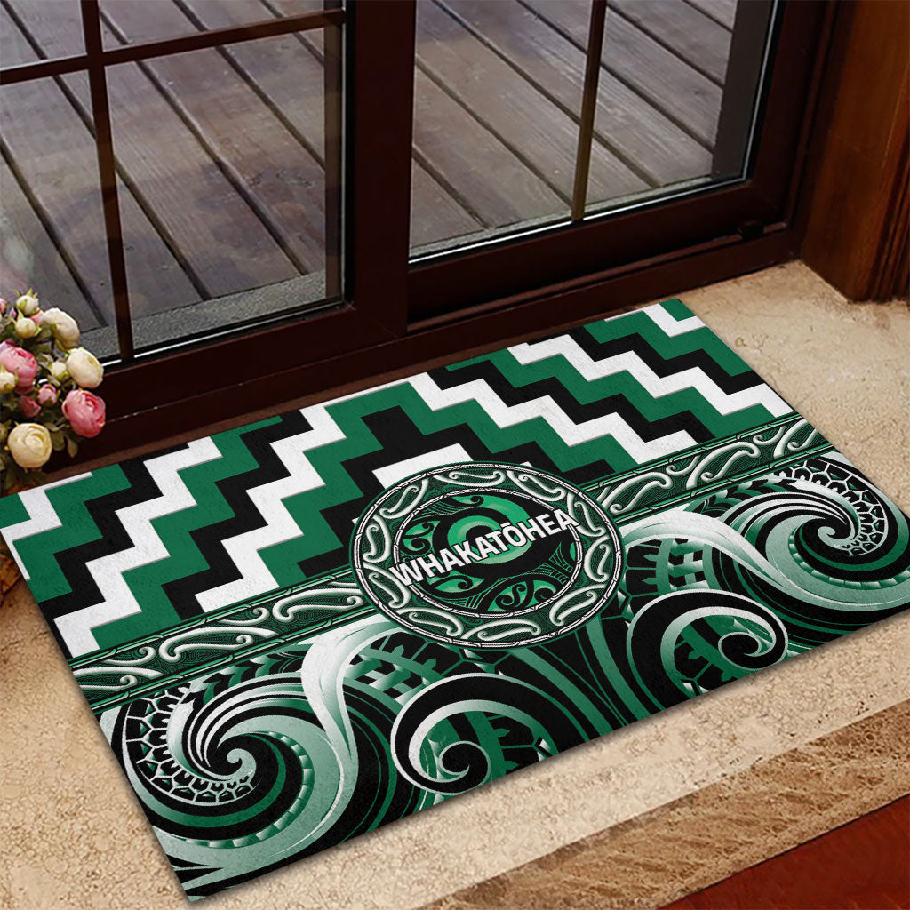 Aotearoa Whakatohea Rubber Doormat Maori Iwi Poutama Puhoro Tattoo