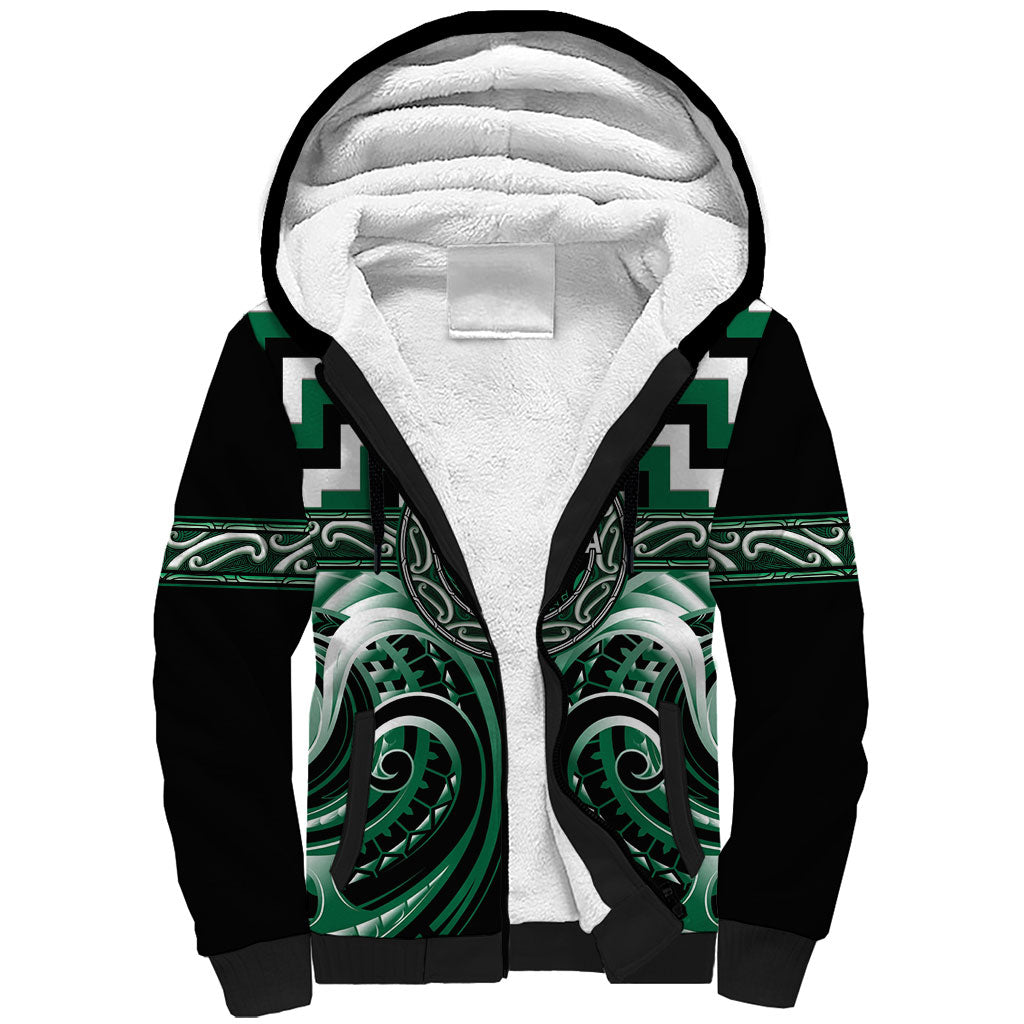 Aotearoa Whakatohea Personalised Sherpa Hoodie Maori Iwi Poutama Puhoro Tattoo