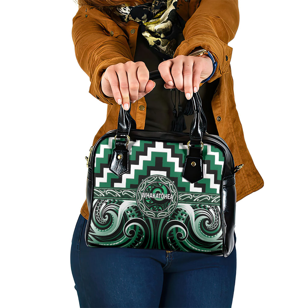 Aotearoa Whakatohea Shoulder Handbag Maori Iwi Poutama Puhoro Tattoo