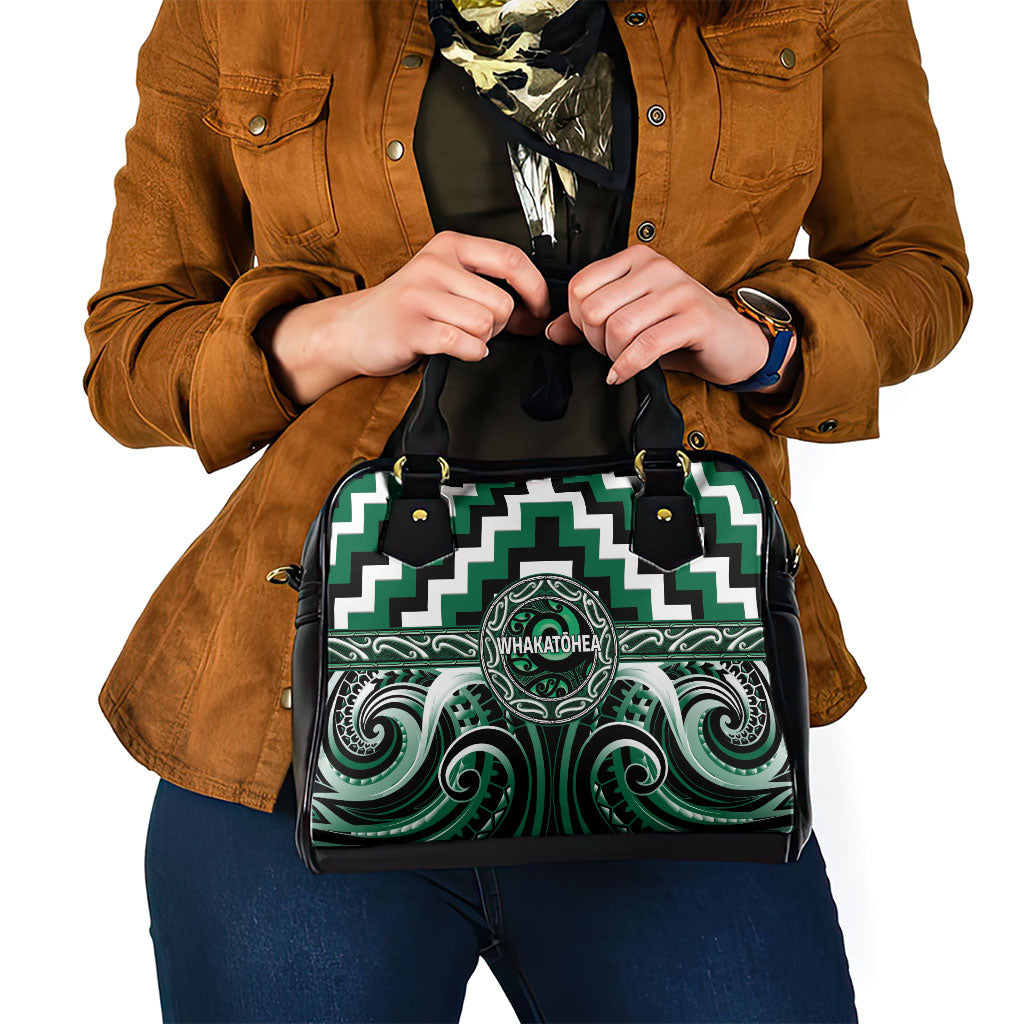 Aotearoa Whakatohea Shoulder Handbag Maori Iwi Poutama Puhoro Tattoo