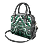 Aotearoa Whakatohea Shoulder Handbag Maori Iwi Poutama Puhoro Tattoo