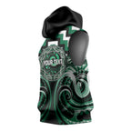 Aotearoa Whakatohea Personalised Sleeveless Hoodie Maori Iwi Poutama Puhoro Tattoo