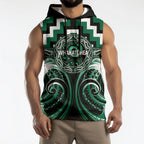 Aotearoa Whakatohea Personalised Sleeveless Hoodie Maori Iwi Poutama Puhoro Tattoo