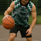 Aotearoa Whakatohea Personalised Sleeveless Hoodie Maori Iwi Poutama Puhoro Tattoo