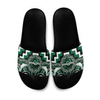 Aotearoa Whakatohea Slide Sandals Maori Iwi Poutama Puhoro Tattoo