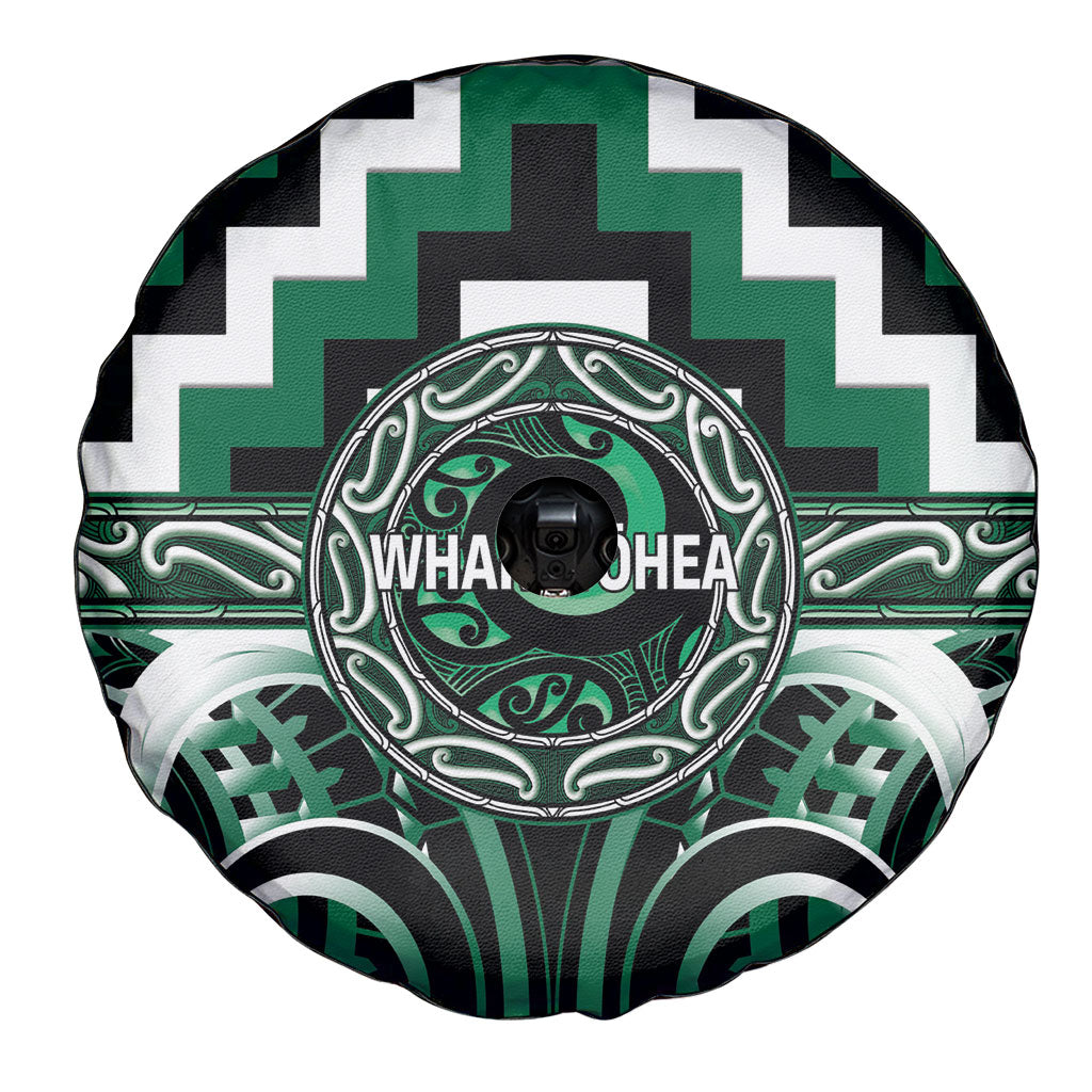 Aotearoa Whakatohea Spare Tire Cover Maori Iwi Poutama Puhoro Tattoo