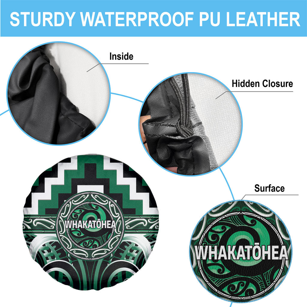 Aotearoa Whakatohea Spare Tire Cover Maori Iwi Poutama Puhoro Tattoo