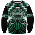 Aotearoa Whakatohea Personalised Sweatshirt Maori Iwi Poutama Puhoro Tattoo