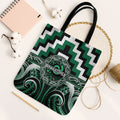 Aotearoa Whakatohea Tote Bag Maori Iwi Poutama Puhoro Tattoo