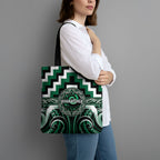 Aotearoa Whakatohea Tote Bag Maori Iwi Poutama Puhoro Tattoo