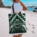 Aotearoa Whakatohea Tote Bag Maori Iwi Poutama Puhoro Tattoo