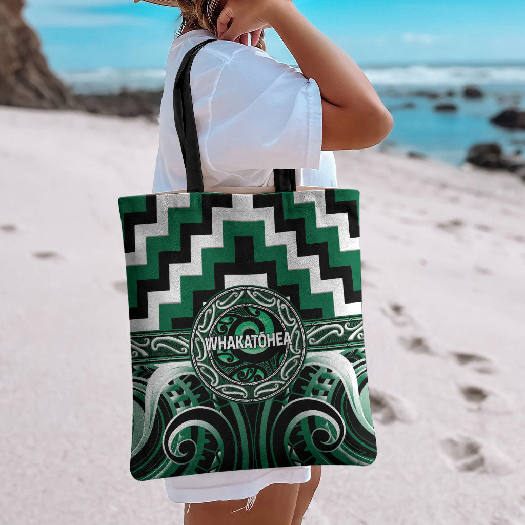 Aotearoa Whakatohea Tote Bag Maori Iwi Poutama Puhoro Tattoo
