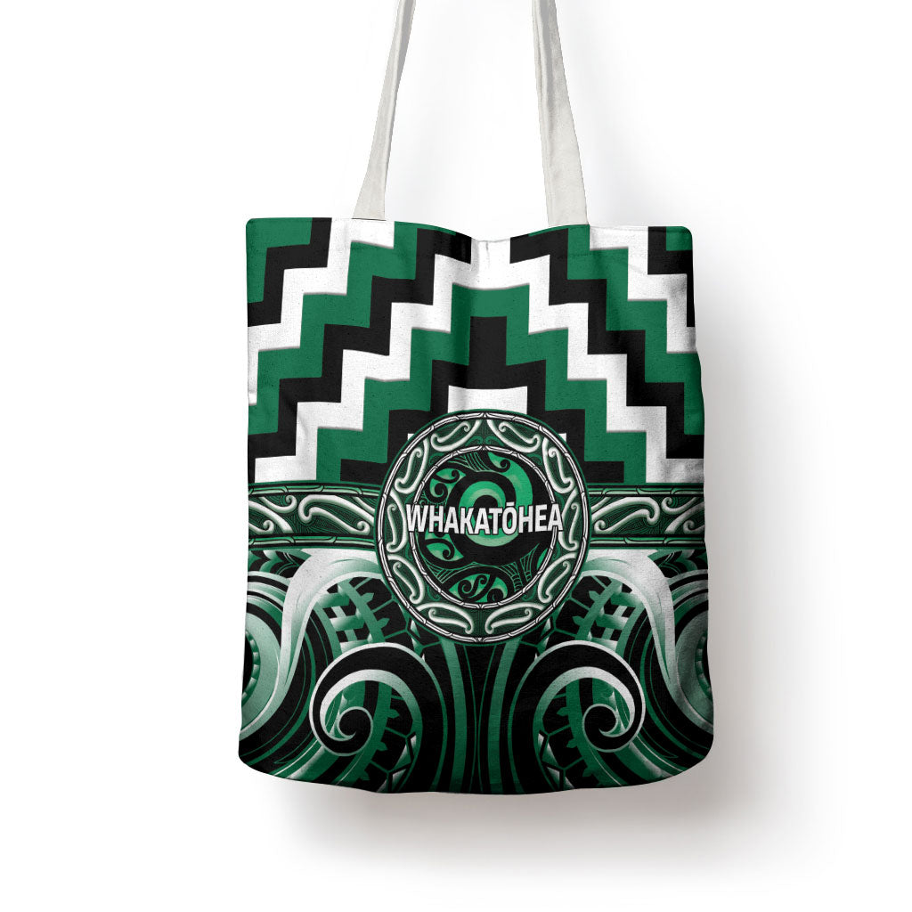 Aotearoa Whakatohea Tote Bag Maori Iwi Poutama Puhoro Tattoo