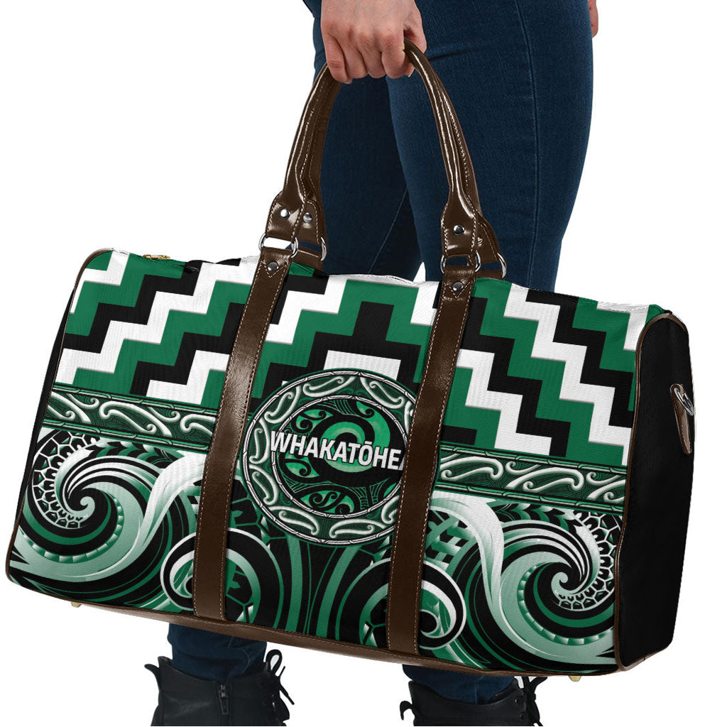 Aotearoa Whakatohea Travel Bag Maori Iwi Poutama Puhoro Tattoo