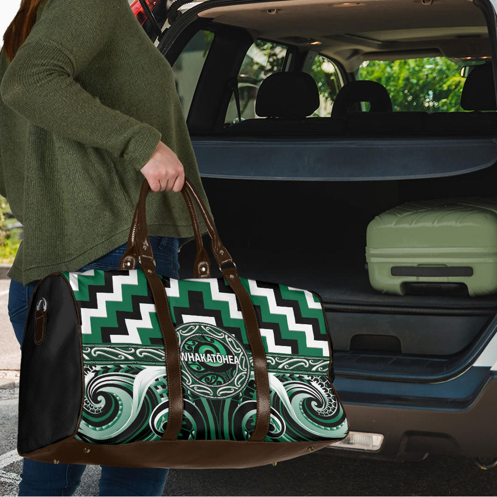 Aotearoa Whakatohea Travel Bag Maori Iwi Poutama Puhoro Tattoo