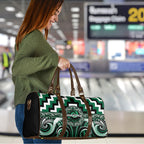 Aotearoa Whakatohea Travel Bag Maori Iwi Poutama Puhoro Tattoo