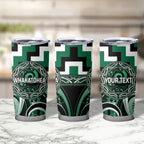 Aotearoa Whakatohea Personalised Tumbler Cup Maori Iwi Poutama Puhoro Tattoo