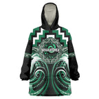 Aotearoa Whakatohea Personalised Wearable Blanket Hoodie Maori Iwi Poutama Puhoro Tattoo