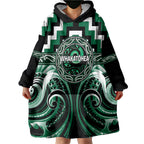 Aotearoa Whakatohea Personalised Wearable Blanket Hoodie Maori Iwi Poutama Puhoro Tattoo