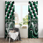 Aotearoa Whakatohea Window Curtain Maori Iwi Poutama Puhoro Tattoo