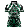 Aotearoa Whakatohea Personalised Women Polo Shirt Maori Iwi Poutama Puhoro Tattoo