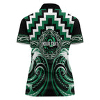 Aotearoa Whakatohea Personalised Women Polo Shirt Maori Iwi Poutama Puhoro Tattoo