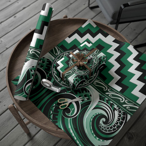 Aotearoa Whakatohea Wrapping Paper Maori Iwi Poutama Puhoro Tattoo
