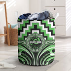 Aotearoa Ngati Awa Laundry Basket Maori Iwi Poutama Puhoro Tattoo