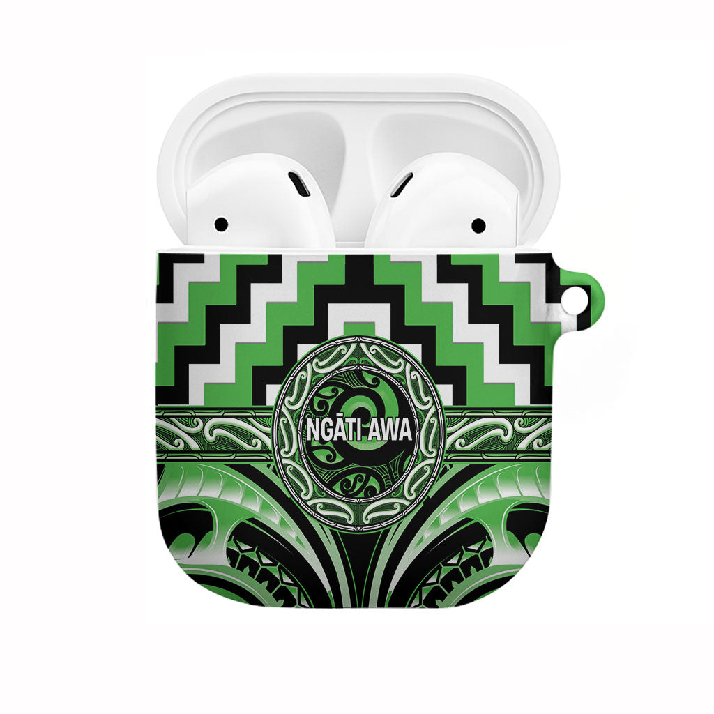 Aotearoa Ngati Awa AirPods Case Maori Iwi Poutama Puhoro Tattoo
